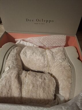 Dee Ocleppo Cream Women's Winter Fur Boots